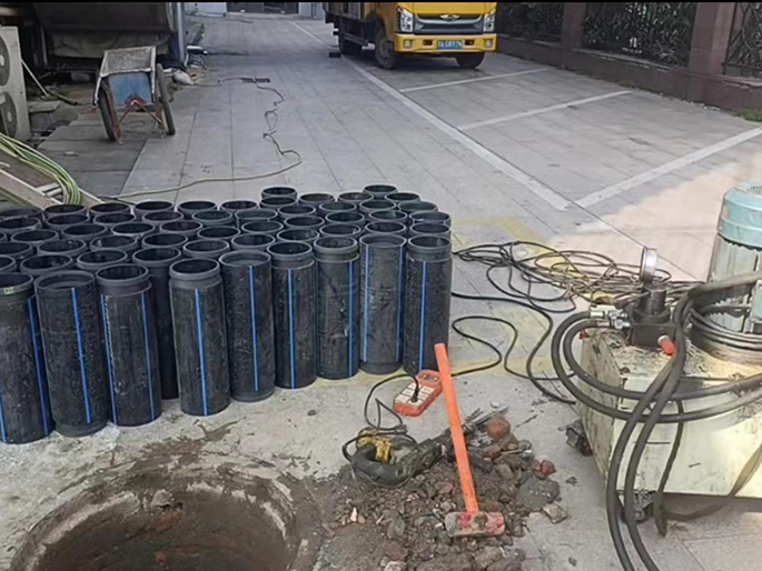 红塔PE置换管厂家 DN315置换管 非开挖管短管置换